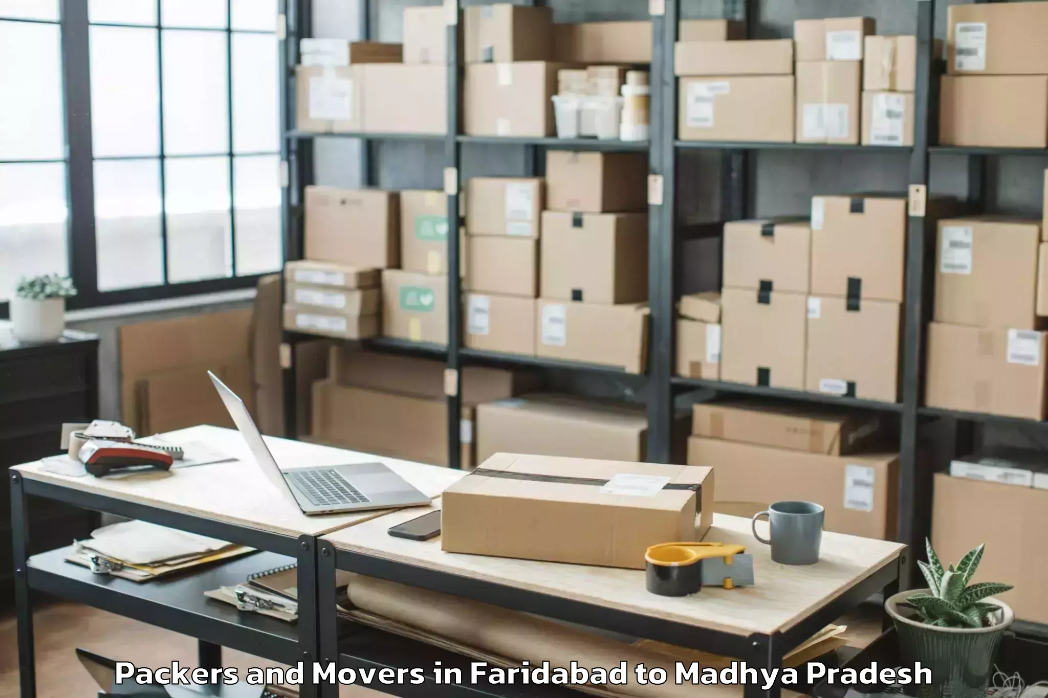 Top Faridabad to Sardarpur Packers And Movers Available